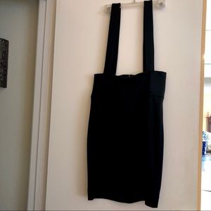 Black knee length skirt